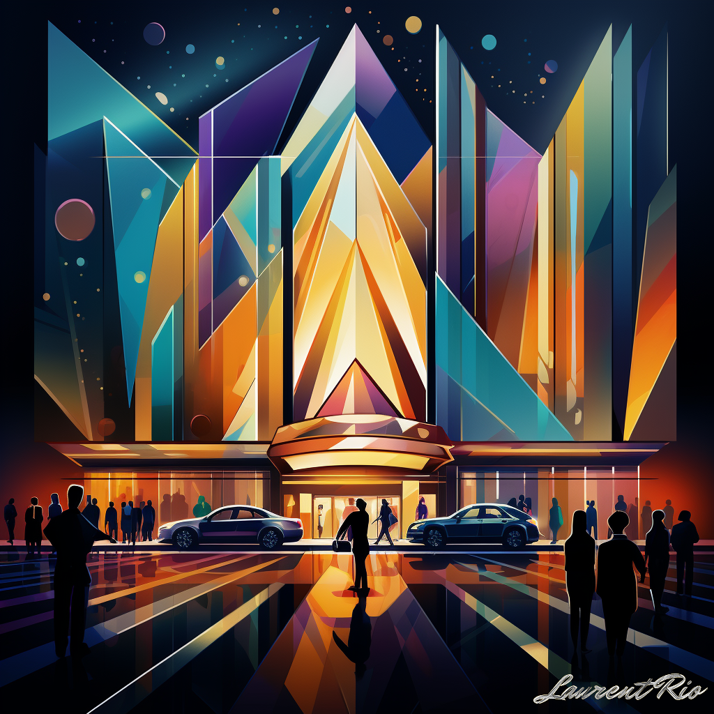 Geometric style painting - Geometric Brilliance